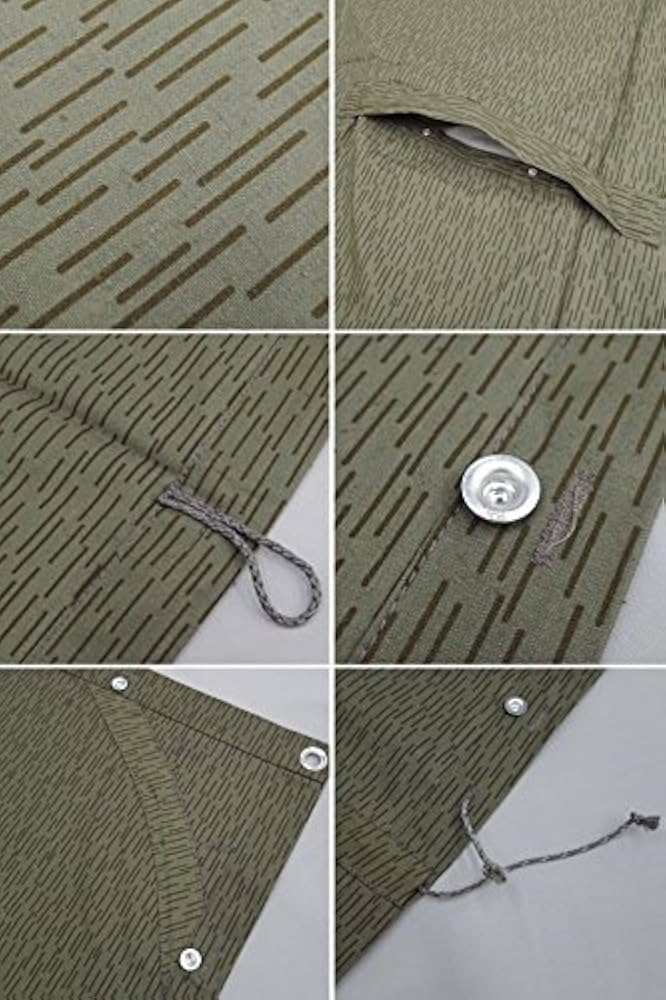 Amazon.co.jp: 東ドイツ軍 レインドロップカモ テントシート デッド