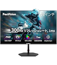 Amazon.co.jp: FeuVision ゲーミングモニター 27インチ 300Hz 240Hz