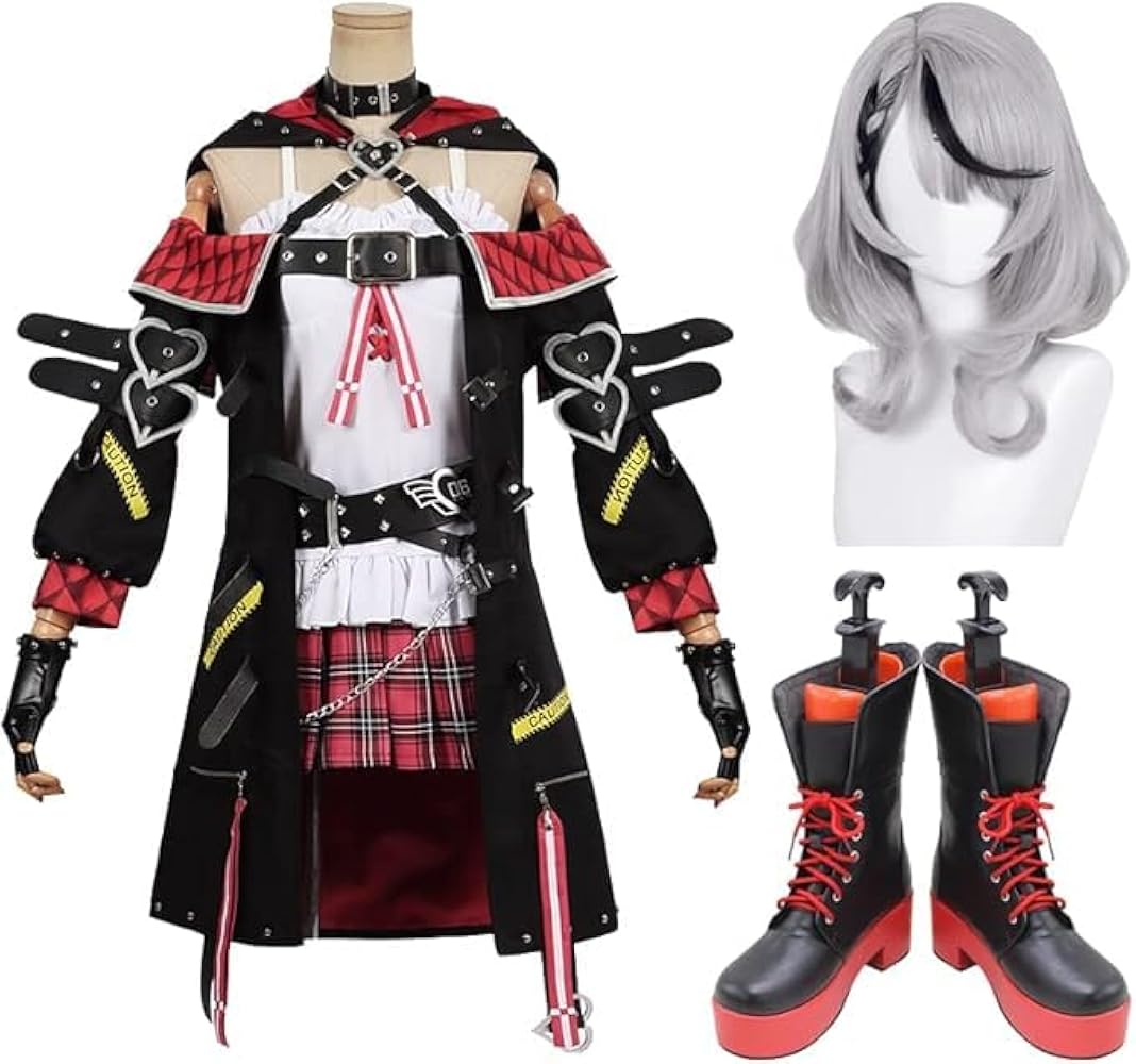 Amazon.co.jp: コスプレ衣装＋ウィッグ＋靴 沙花叉クロヱ さかまた