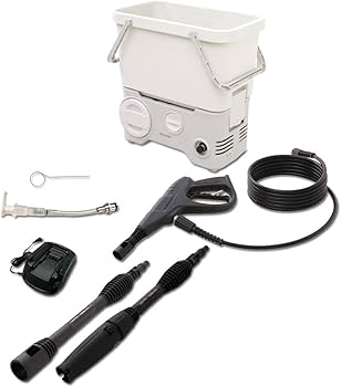 Amazon | アイリスオーヤマ 充電式 高圧洗浄機 タンク式 場所を選ばす