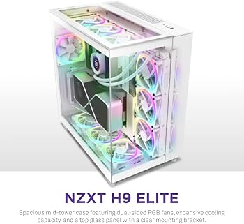 Amazon | 【セット買い】NZXT H9 Elite 2層構造 ミドルタワー PCケース