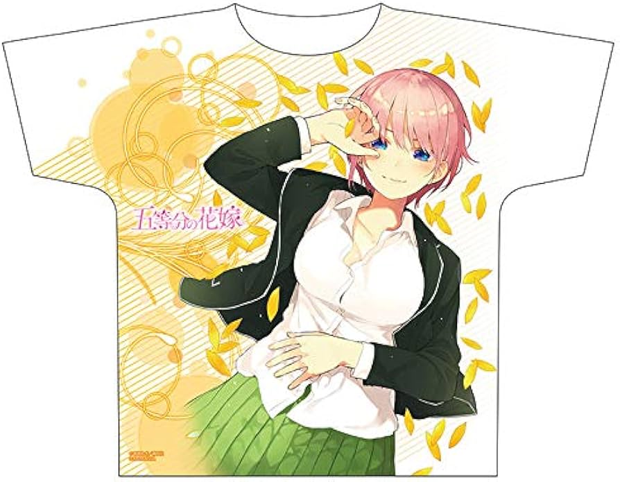 Amazon.co.jp: 五等分の花嫁 フルグラフィックTシャツ 中野一花