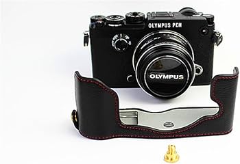 Amazon | BolinUS PEN-Fケース ハンドメイド 本革 ハーフカメラケース