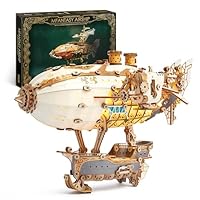 Amazon | FUNPOLA LED 3D木製パズル ファンタジー 飛行船モデル
