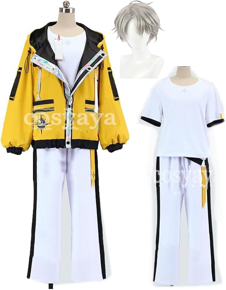 Amazon.co.jp: [楽コス] 甲斐田晴 コスプレ衣装 全セット ウィッグ付き