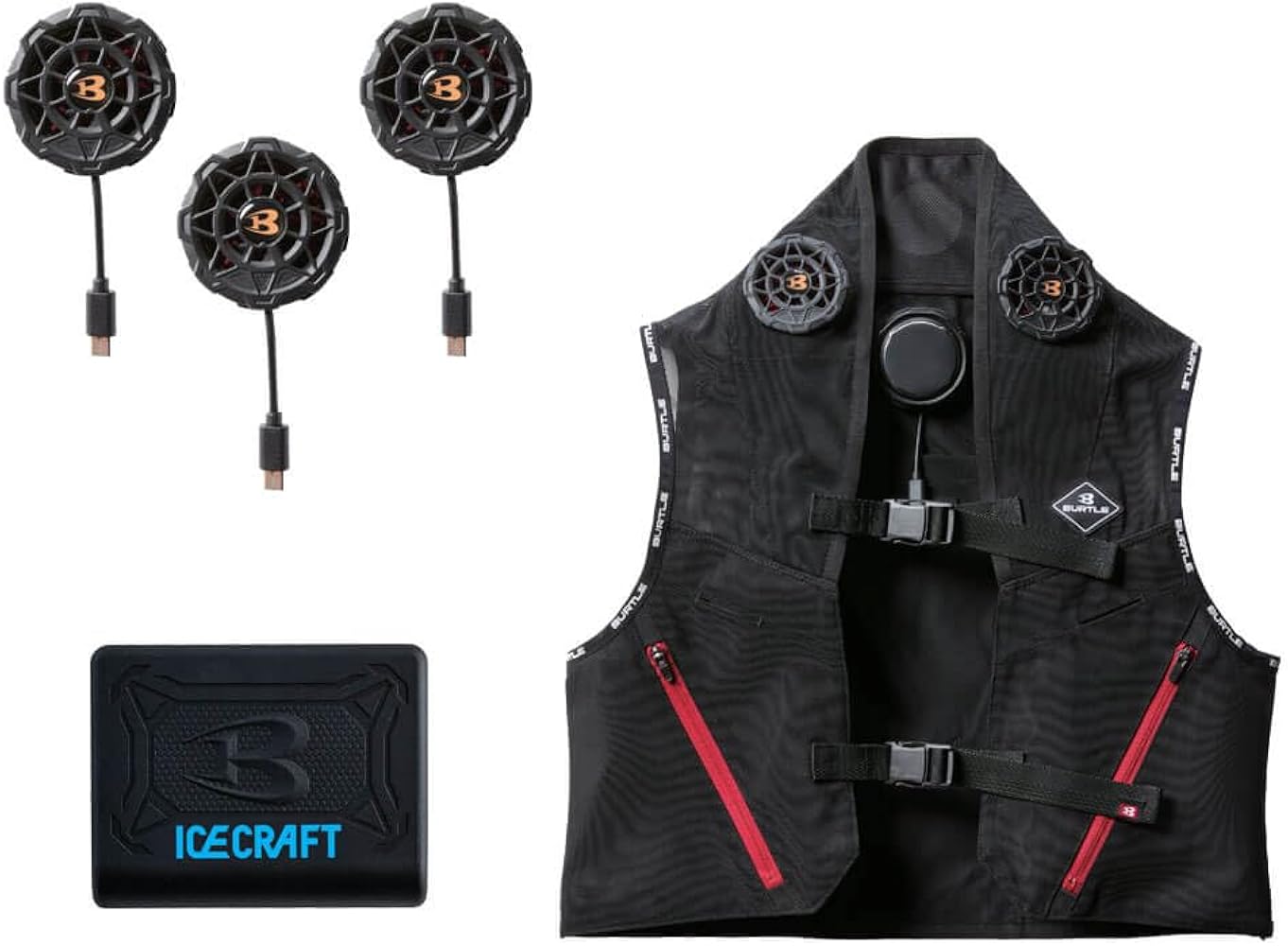 Amazon.co.jp: [バートル] アイスクラフト ペルチェベストセット