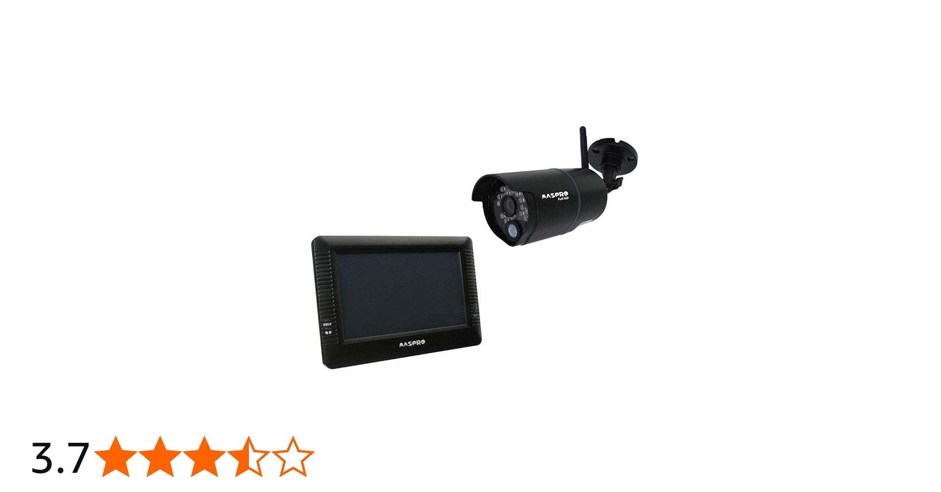 Amazon.co.jp: マスプロ電工 7インチモニター＆ワイヤレスフルHDカメラ