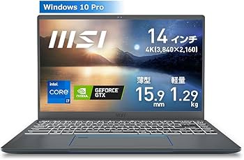 Amazon.co.jp: 【第11世代CPU・4K・薄型軽量】MSIビジネスノートPC