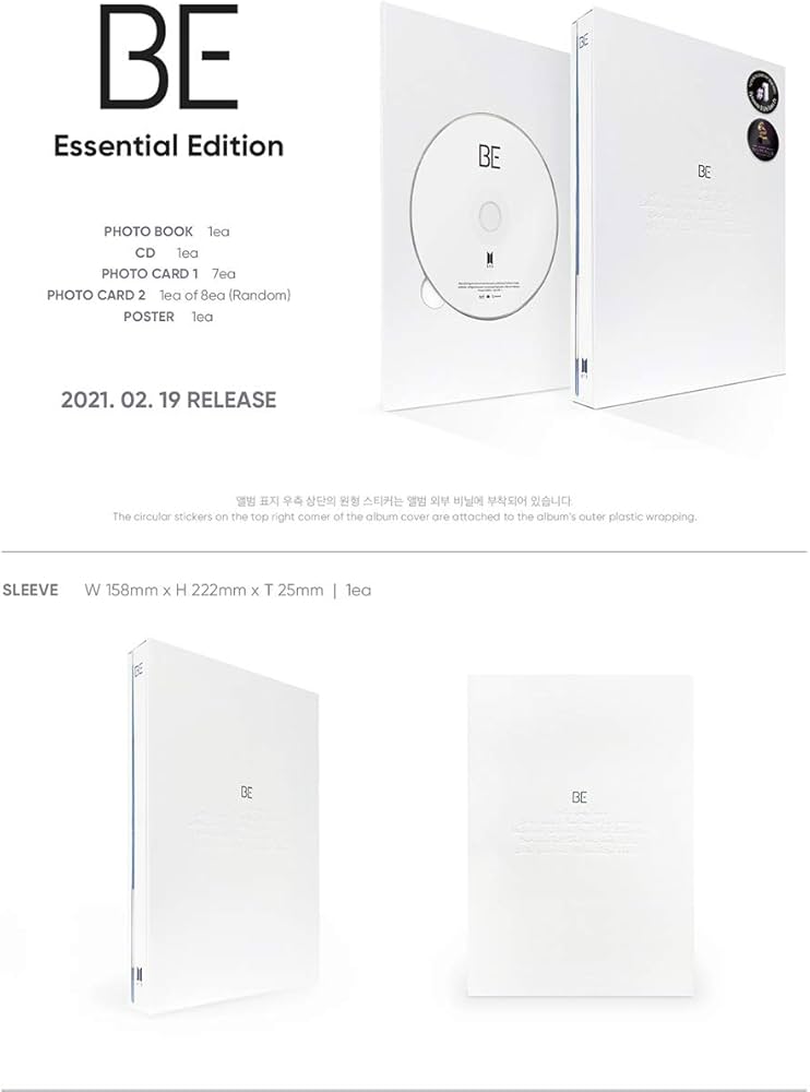 Amazon.com: BIGHIT ENT. BTS - BE (Essential Edition) Album + On