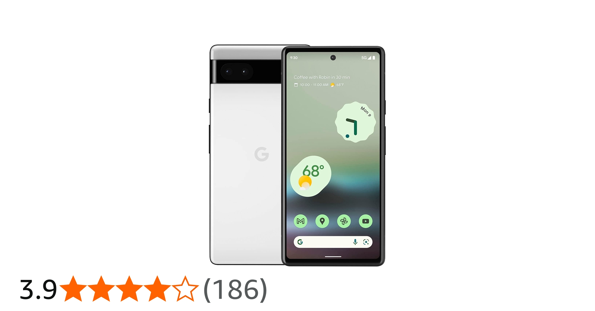 Amazon | 【整備済み品】 Google Pixel 6a GB17L 128GB Chalk SIM