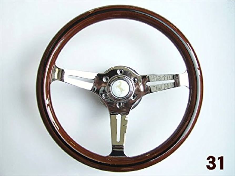 Amazon | キックショウジ ウッドハンドル ナルディタイプ 310mm