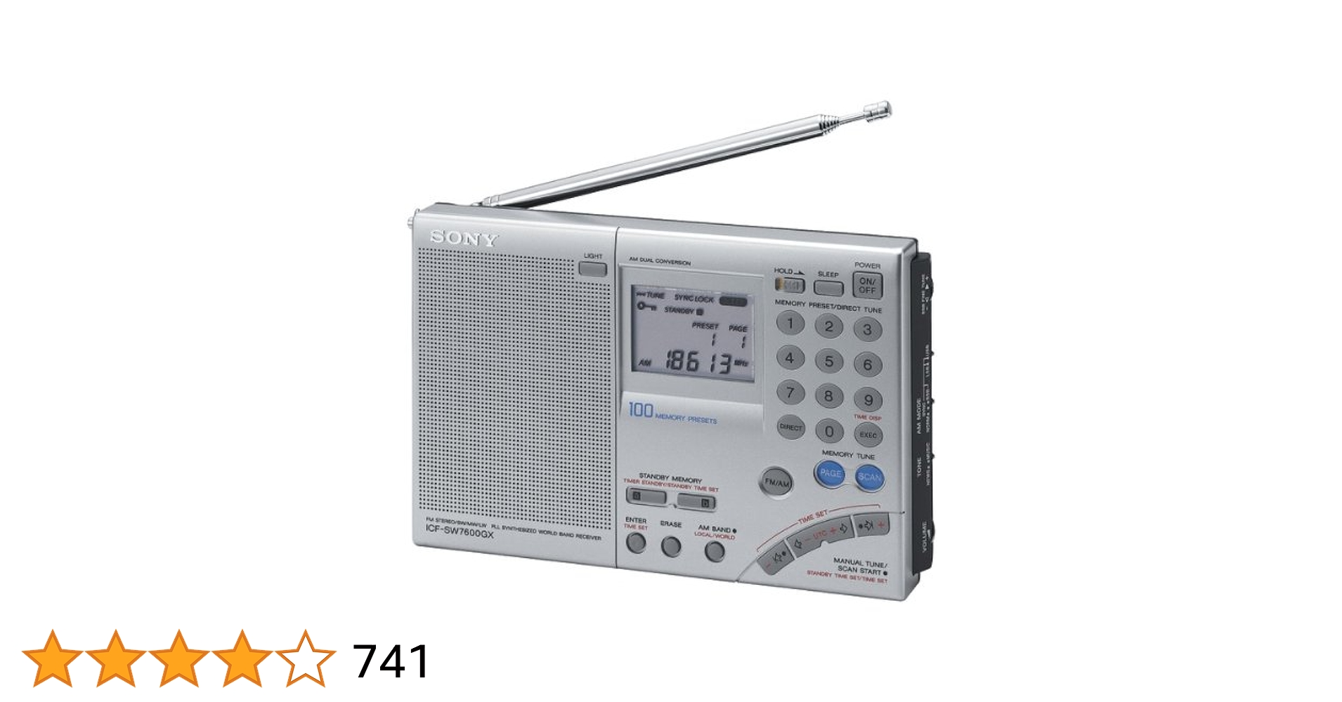 希少】SONY ラジオ ICF-SW7600 箱 ケース付き ジャンク品として 【公式