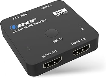 Amazon.com: OREI 8K 2x1 HDMI Switch 4K@120hz - Auto HDMI Selector