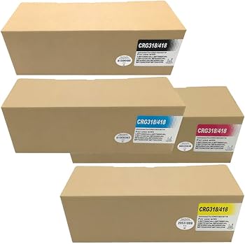 Amazon | CRG-318/418 BLK/CYN/MAG/YEL 4色セット トナーカートリッジ