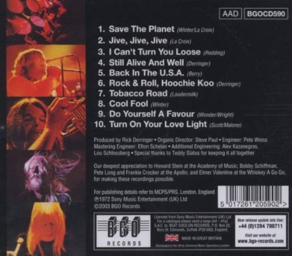 Amazon.com: Roadwork / Edgar Winter'S White Trash: CDs & Vinyl