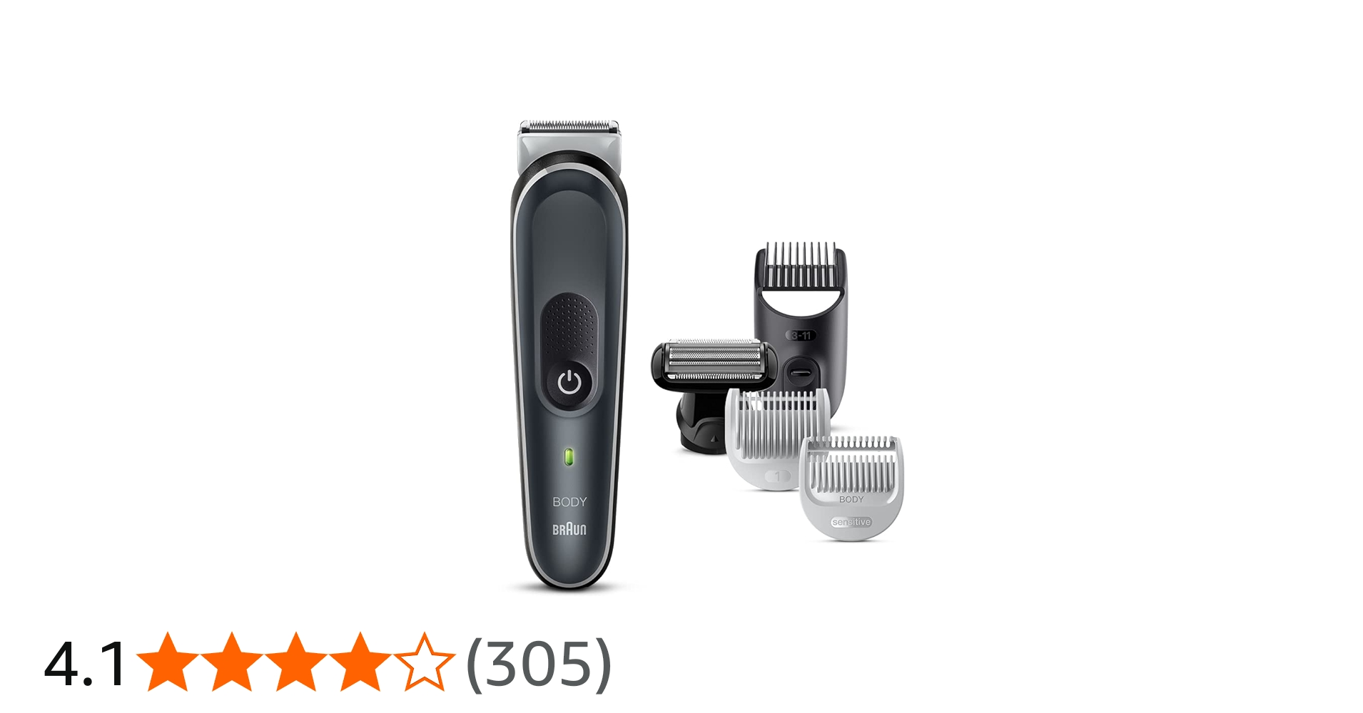 Amazon | ブラウン ボディ トリマー BG5360 ボディシェーバー 男性用