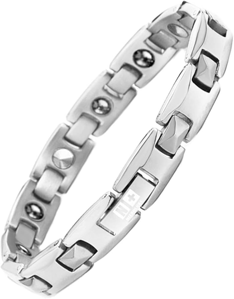 Amazon.co.jp: 11粒 純度99.99％ ゲルマニウムブレスレット メンズ