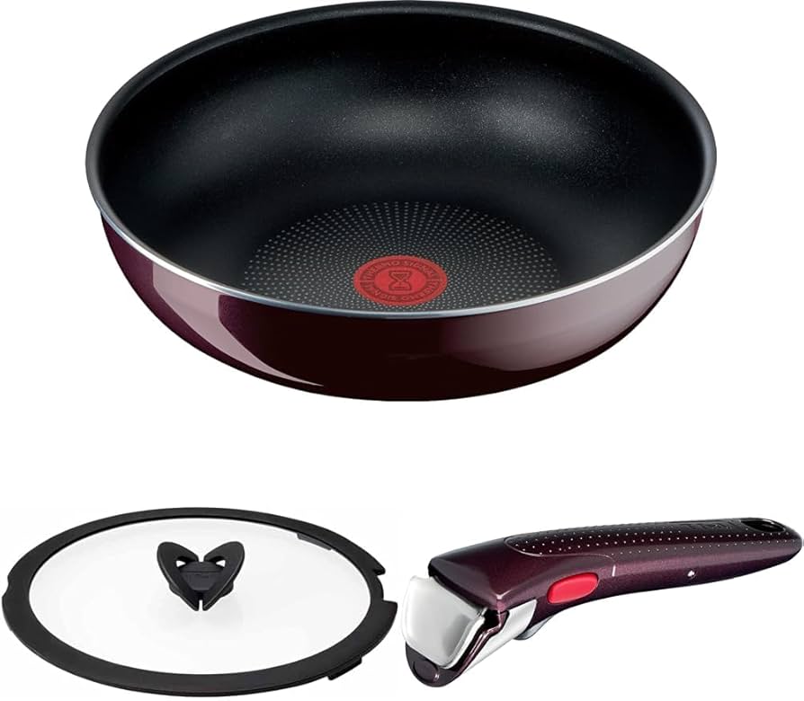 Amazon.co.jp: 【セット買い】ティファール 取っ手のとれる 炒め鍋