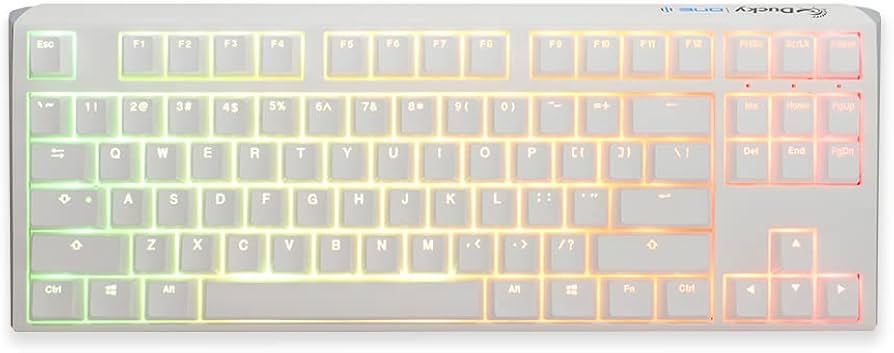 Amazon.com: Ducky One 3 TKL Pure White Hotswap RGB Mechanical