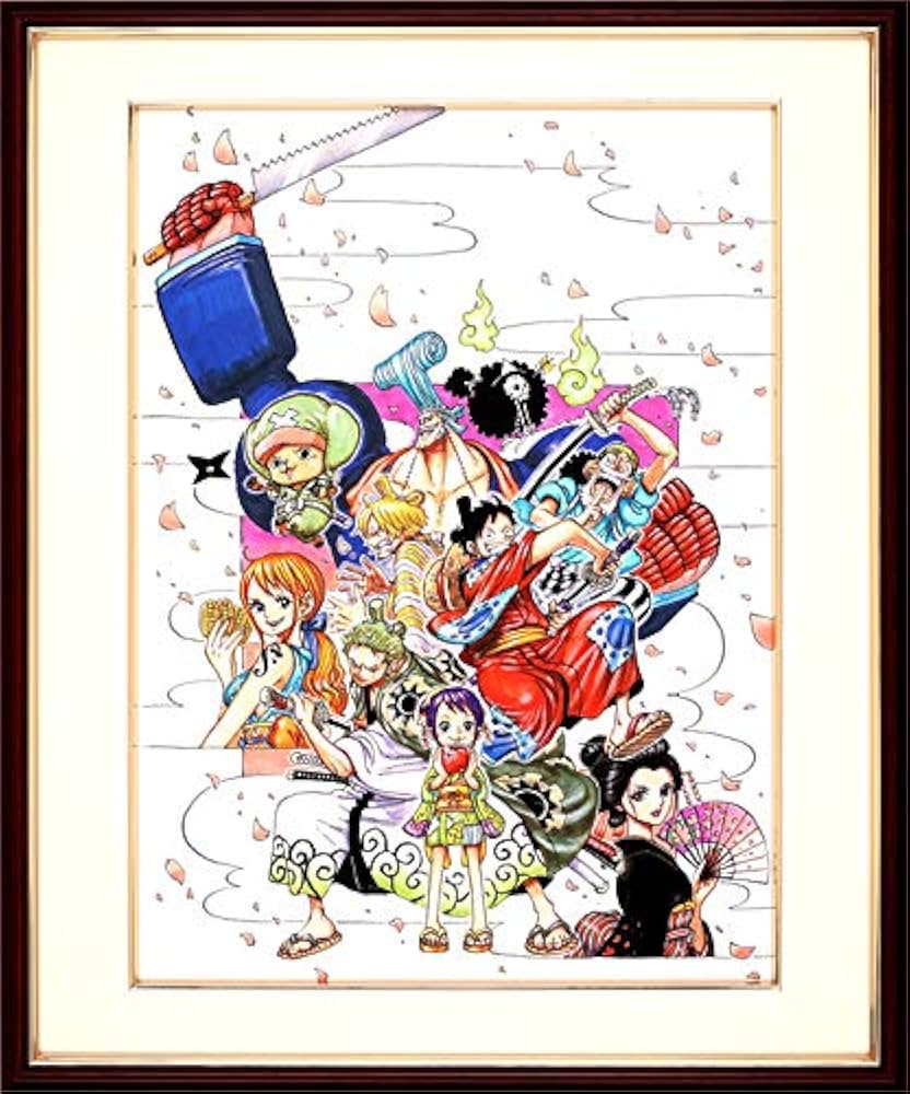 Amazon.co.jp: 集英社 ONE PIECE ワンピース 尾田栄一郎 高級複製原画