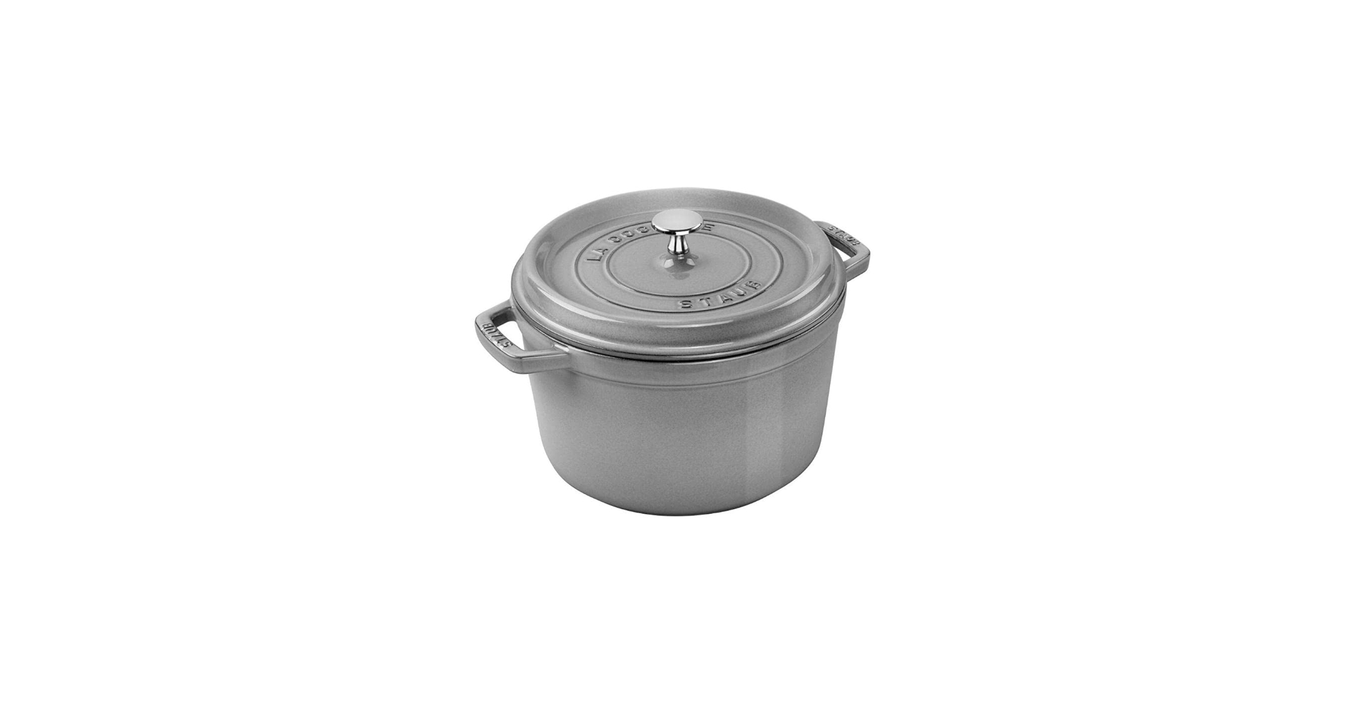 Amazon.co.jp: Staub ストウブ 「グランドココット グレー 24? 4.65L