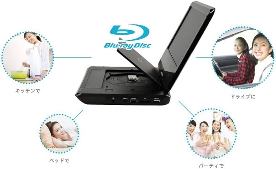 Amazon.co.jp: グリーンハウス 10.1型ワイド液晶 ポータブルブルーレイ