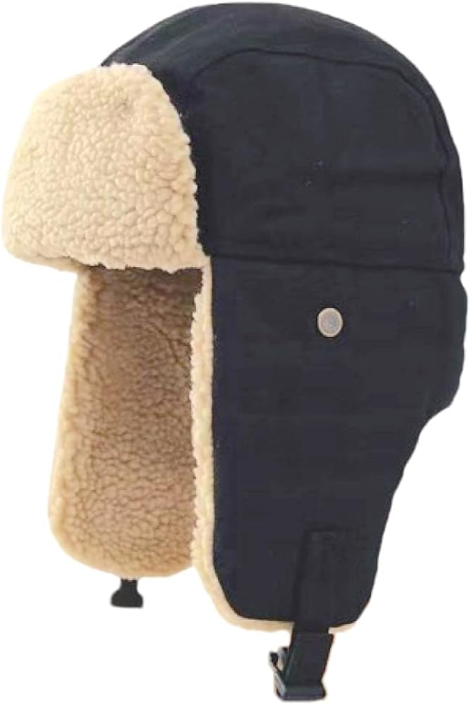 Amazon.co.jp: [FREESE] 防寒帽子 フライトキャップ メンズ 耳当て付き