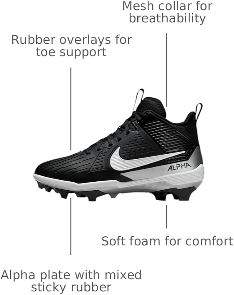 Amazon.com | Nike Alpha Menace Strong Men's Football Cleats