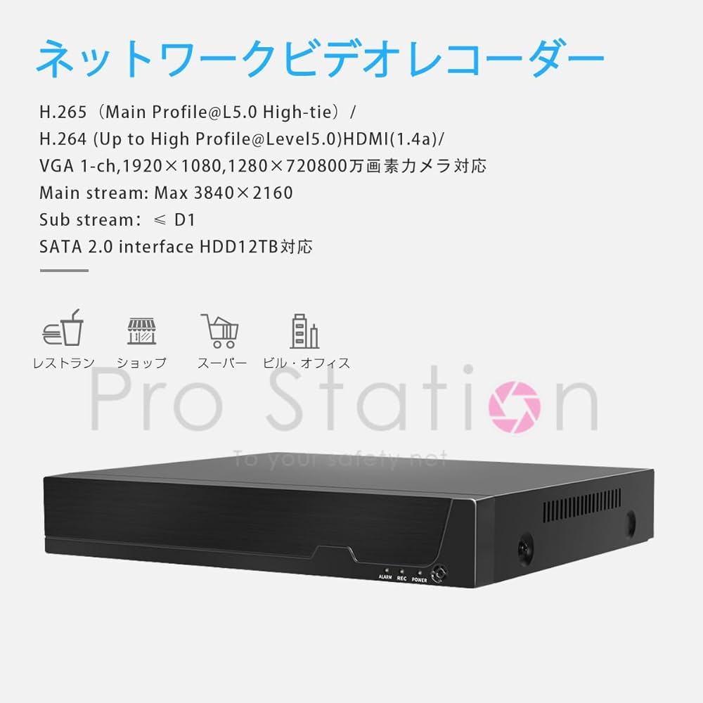 Amazon.co.jp: 「NVR3208L.A」NVR ネットワークビデオレコーダー 8ch