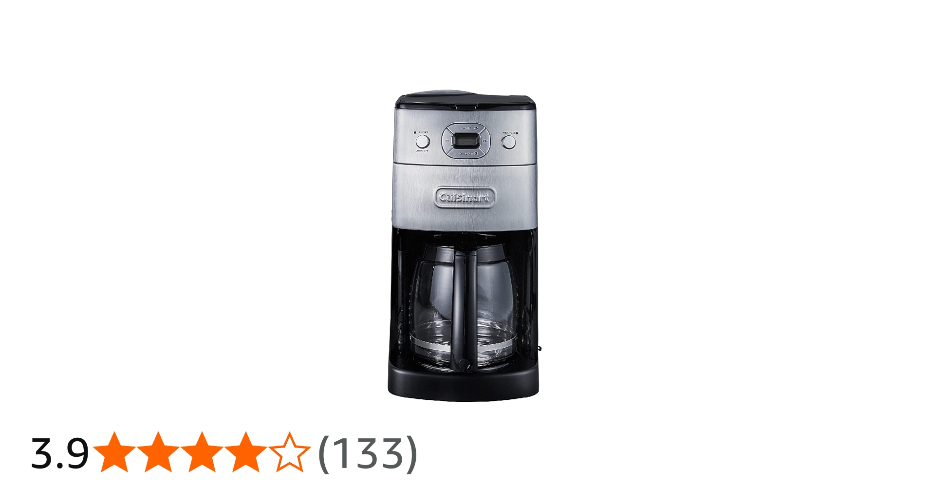 Amazon | クイジナート ミル付 全自動 コーヒーメーカー 豆・粉 両対応