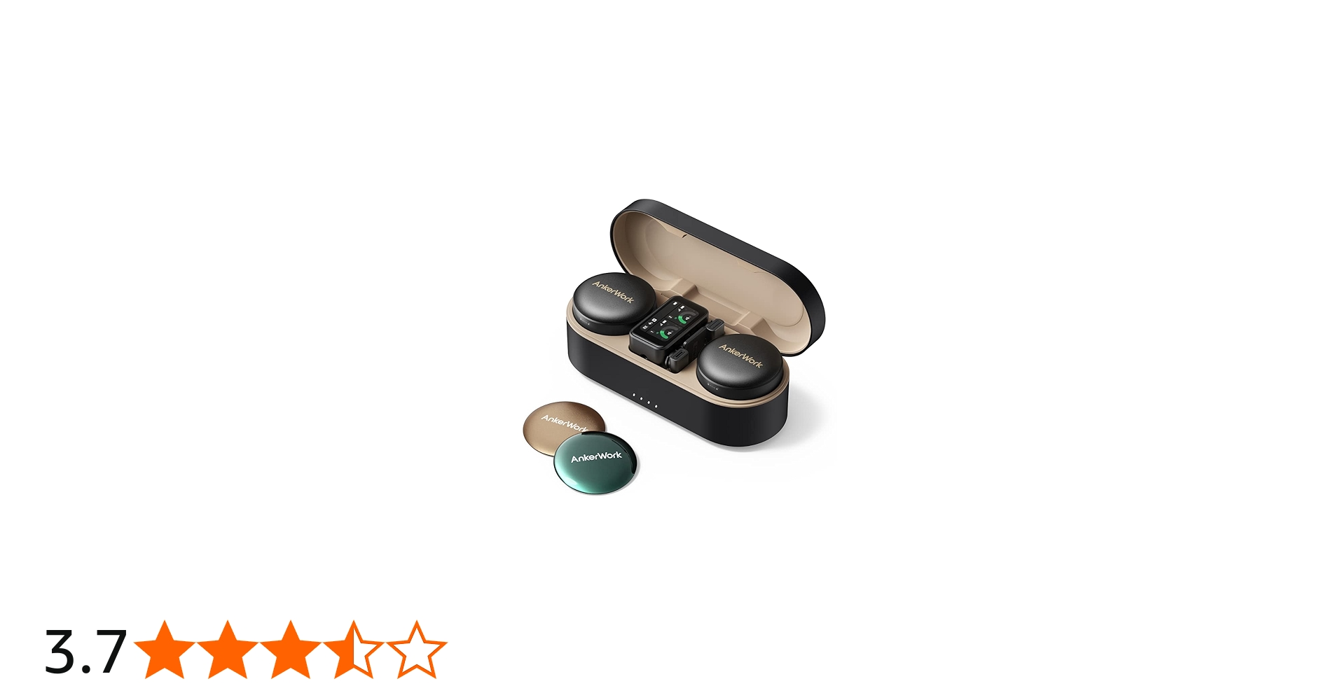 Amazon | AnkerWork M650 Wireless Microphone メタリックブラック