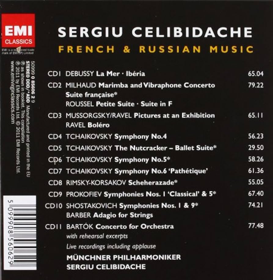 Amazon.co.jp: Celibidache 3: French & Russian Music: ミュージック