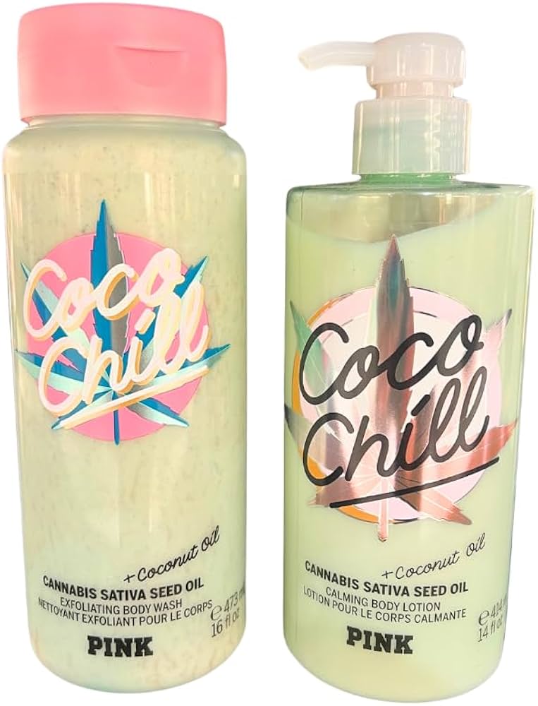 Amazon.com : Victoria's Secret PINK COCO CHILL Body Care 2-piece