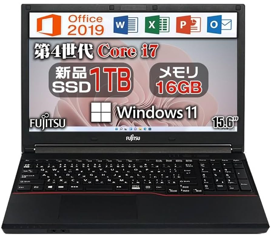 第8世代i7⭐️極速16GB windows11 高性能SSDノートパソコン軽量 第8