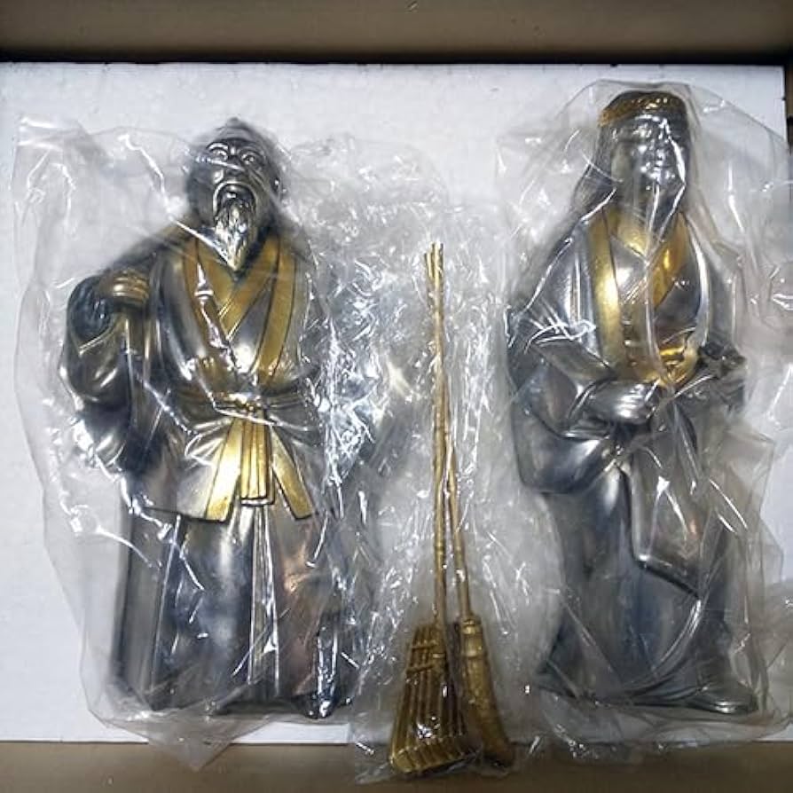 三国志フィギュア5体セット レア アンティーク工芸置物 人形 工芸品