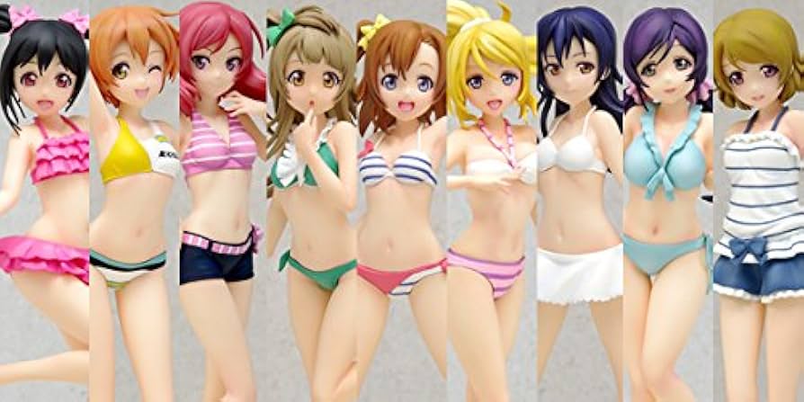 Amazon.co.jp: BEACH QUEENS ラブライブ! μ's（ミューズ） 夏の9体