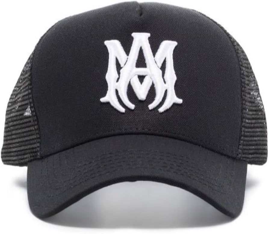 Amazon.co.jp: AMIRI アミリ Mロゴ メッシュ キャップ ブラック T