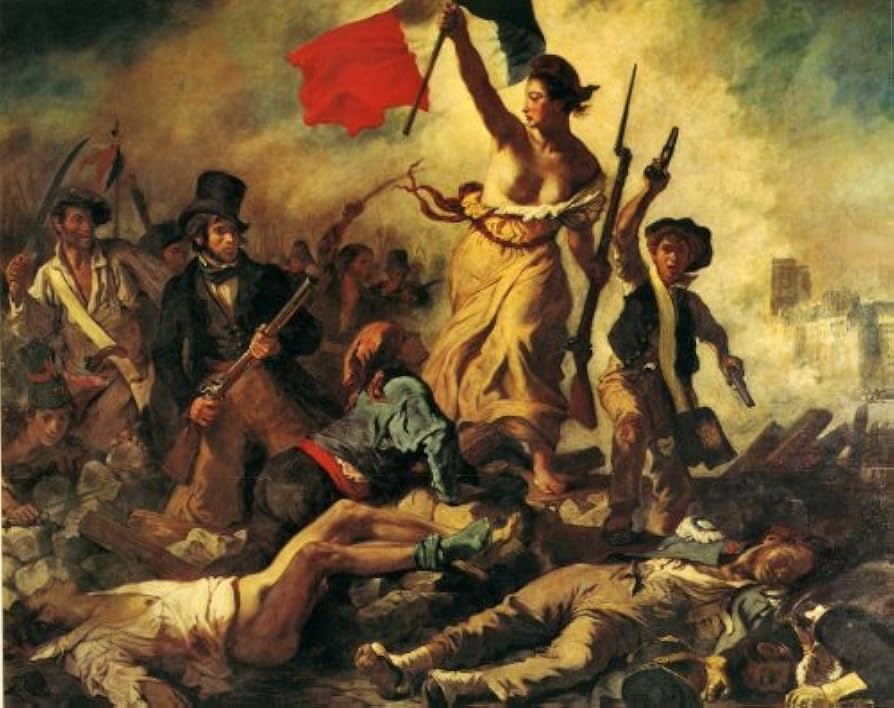 Amazon.co.jp: 西洋絵画 『民衆を導く自由の女神』 ドラクロワ