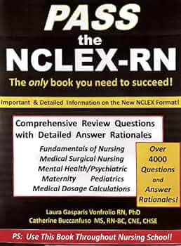 Pass the NCLEX-RN: PhD. Laura Gasparis Vonfrolio RN, RN-BC, CNE