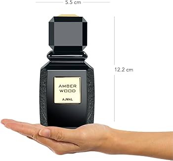 Amazon.com : Ajmal Amber Wood Eau De Parfum, 3.4 Ounce / 100 ML