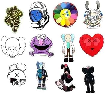 Amazon.co.jp: 64枚 KAWSステッカーセット KAWS防水シール スーツ