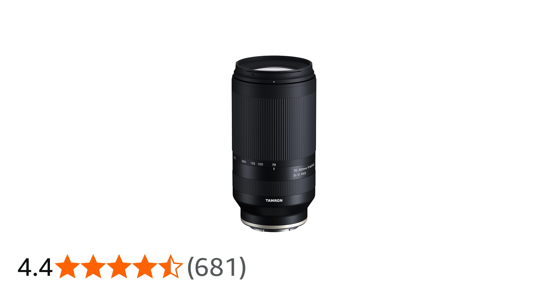 Tamron A047 70 mm - 300 mm Focal Length F/4.5-6.3 Di III RXD Lens