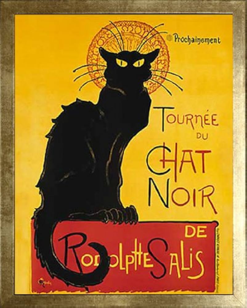 Amazon.co.jp: Le Chat Noir (黒猫) byテオフィル・アレクサンドル