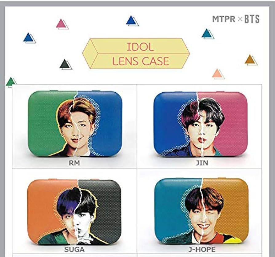 公式BTSアクリルフォトフレーム #BTS限定#コンタクトレンズケース付き