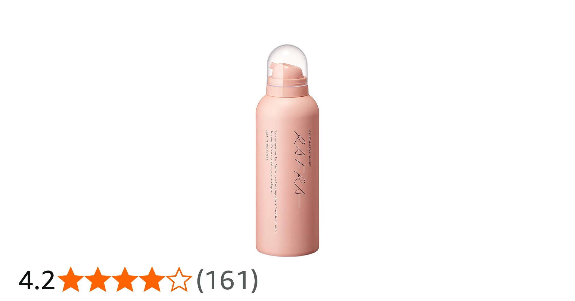 Amazon | ラフラ 炭酸泡洗顔料 150g マシュマロオレンジ (ピーリング