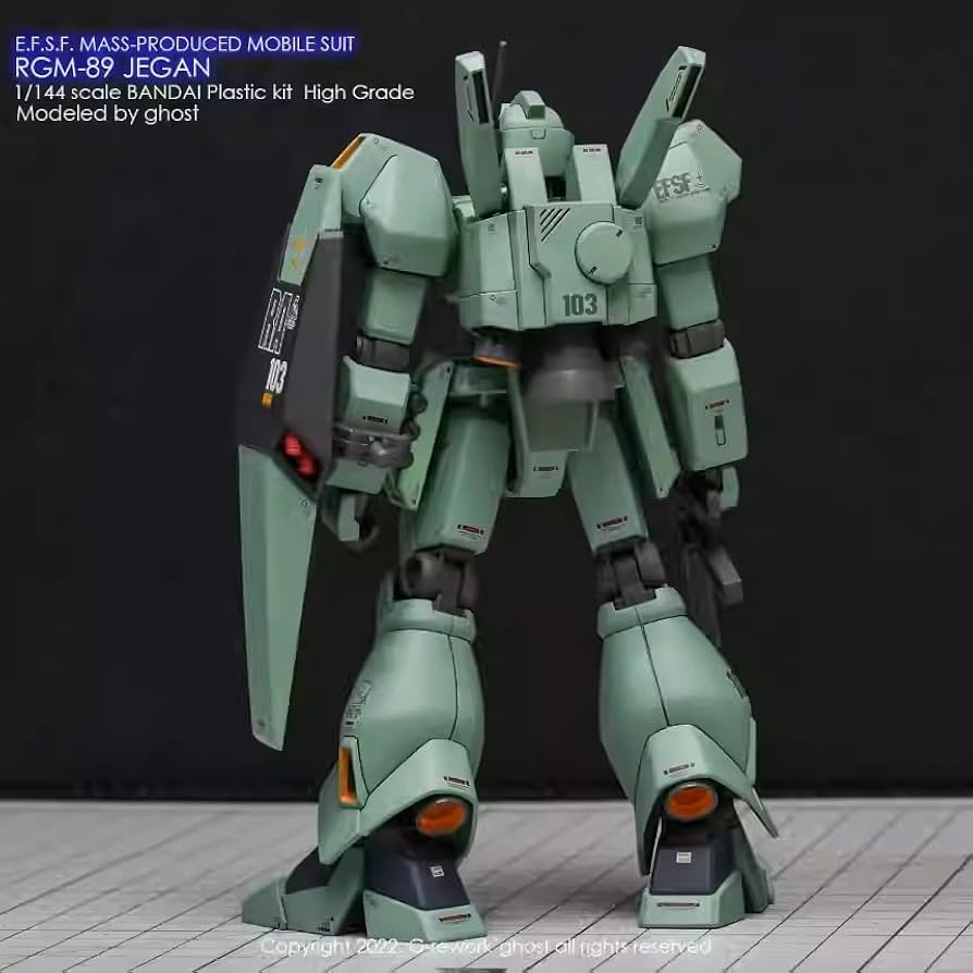 Amazon | 〔1/144スケール HG/RG〕 RGM-89 ジェガン用水転写式デカール
