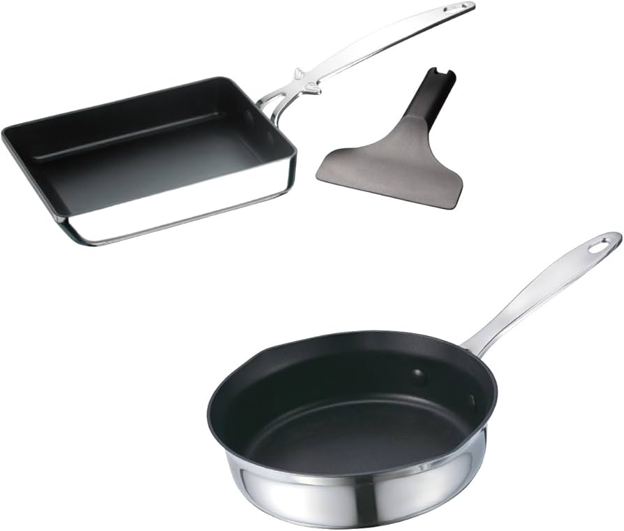 Amazon | アサヒ軽金属 フライパン セット ミニ 天使のフライパン 18cm