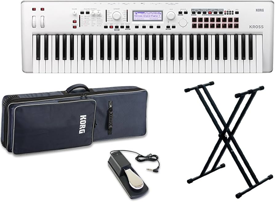 Amazon | KORG KROSS2-61-SC (ホワイト) バンド用キーボードならこれ