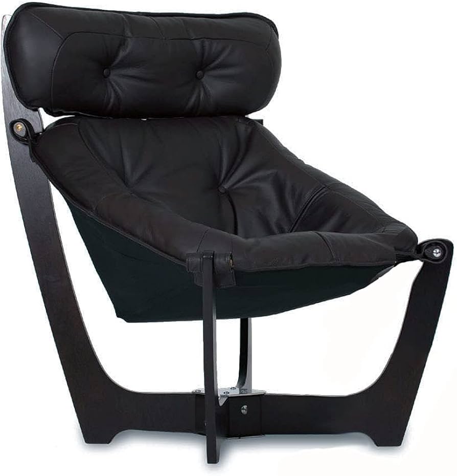 Amazon.com: IMG Luna High Back Black Leather Chair - Prime P301