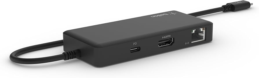 Amazon.com: Belkin 5-in-1 Powered USB-C & USB Hub, USB-C Docking